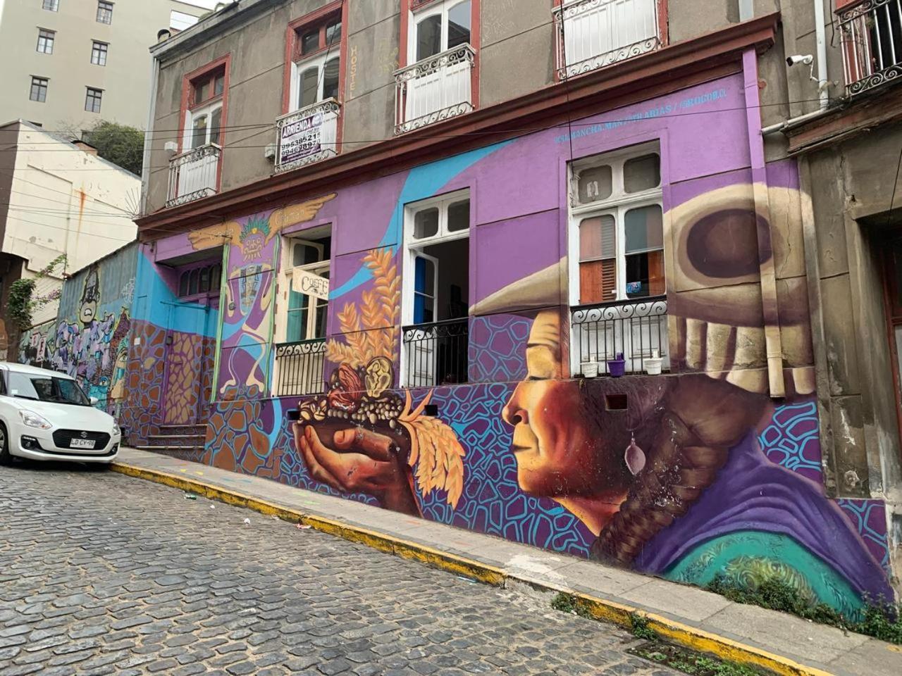 Art Hostel Casa Chaman ヴァルパライソ エクステリア 写真