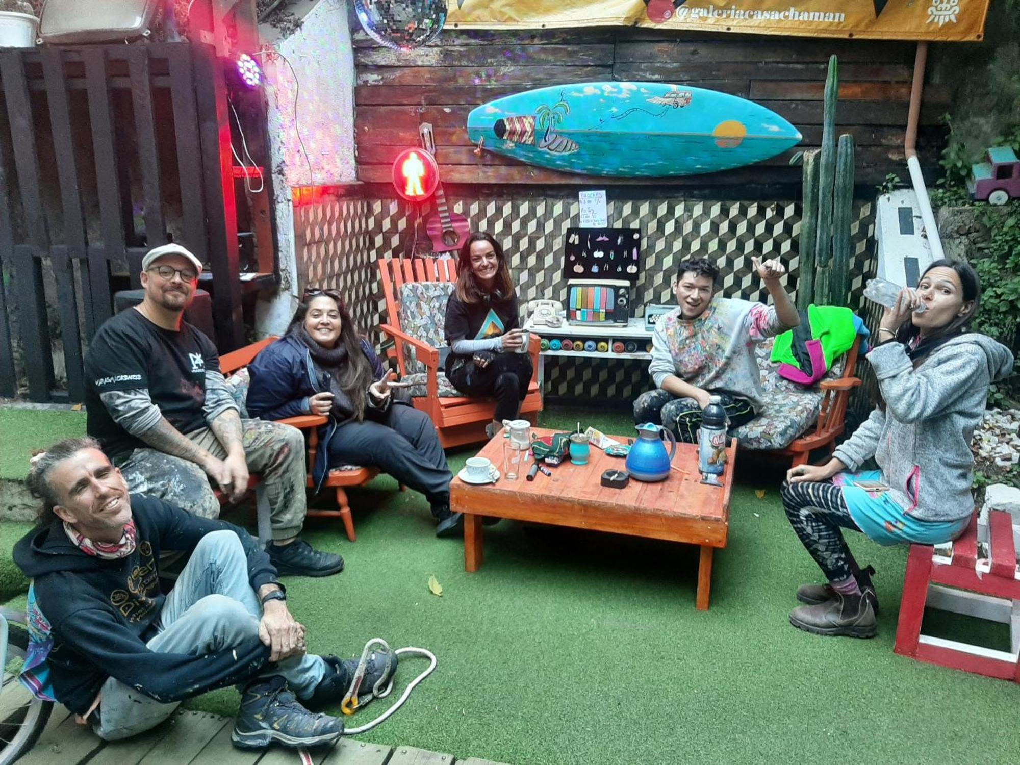 Art Hostel Casa Chaman ヴァルパライソ エクステリア 写真